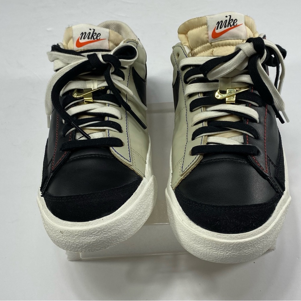 NIKE Blazer Low ‘77 Premium Men’s Shoes Size:9 Leather Multicolor DH 4370-001 - Picture 3 of 13